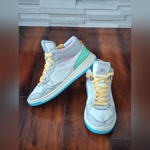 Oncept Plover S21 Coastal Multi Mid-Top Sneakers Size 9 Pastel Colorblock